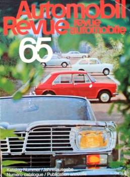 "Automobil Revue 65" Automobile-Yearbook 1965 (7299)